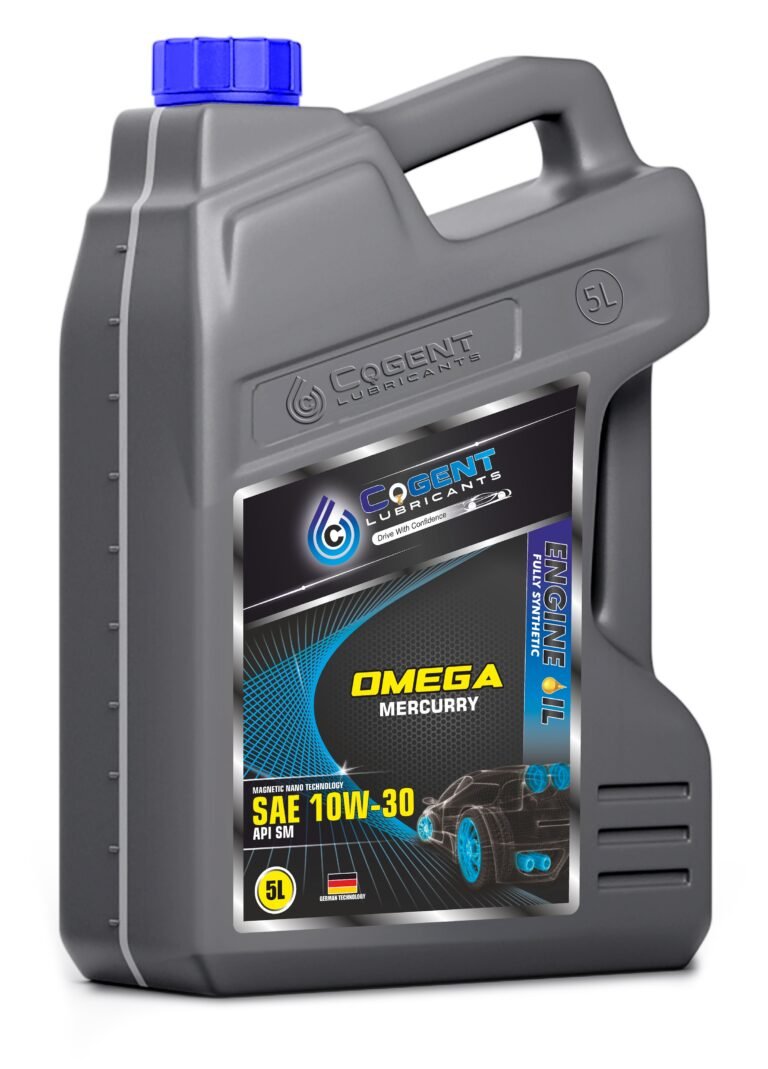Premium container of COGENT HITECH ULTRA SAE 10W-30 API SM Synthetic Blend Engine Oil.